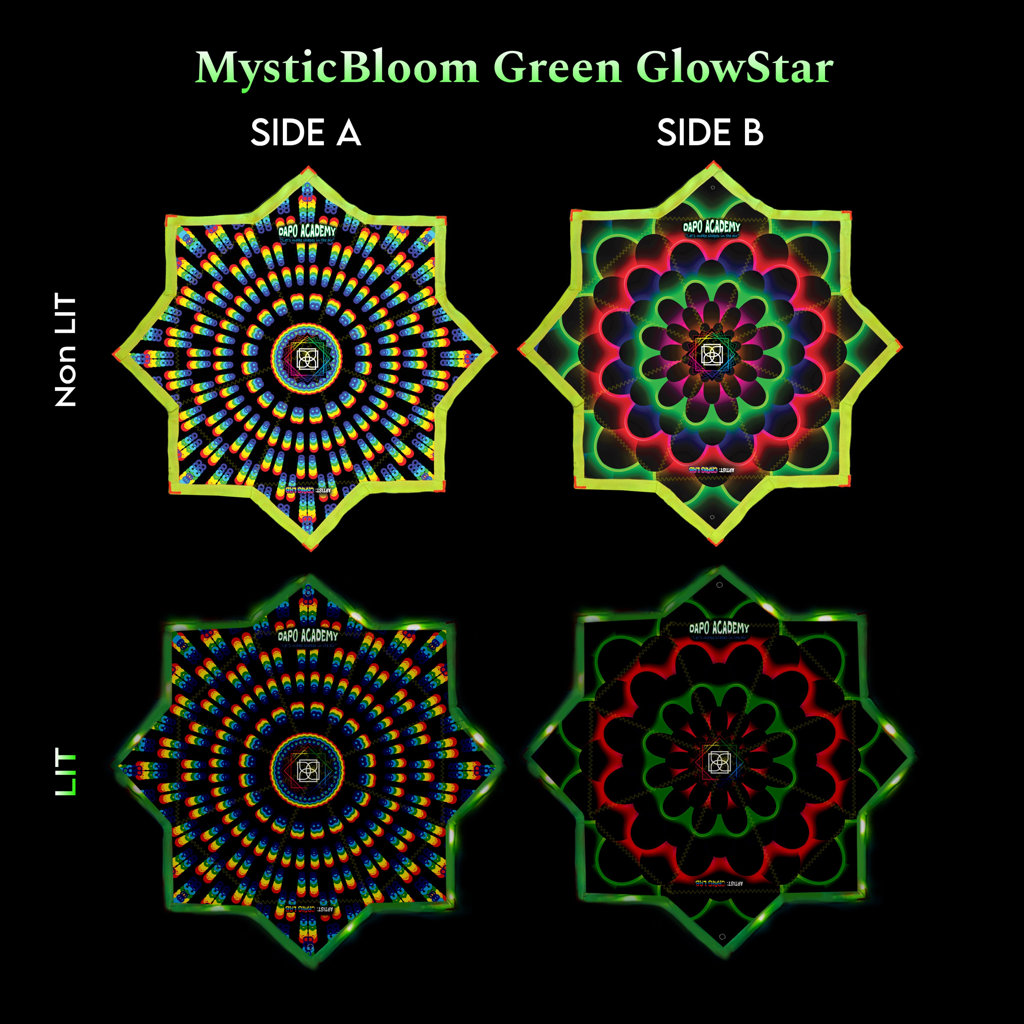 MysticBloom Green GlowStar