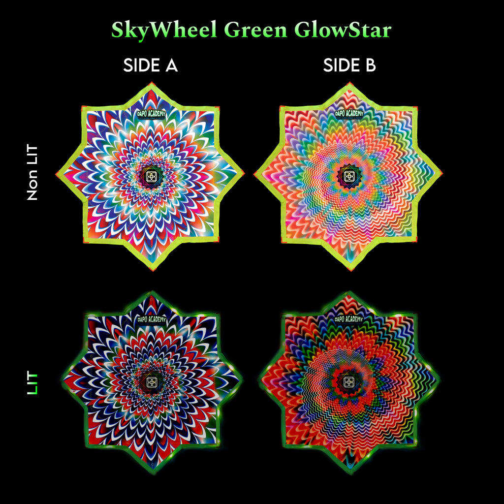 SkyWheel Green GlowStar