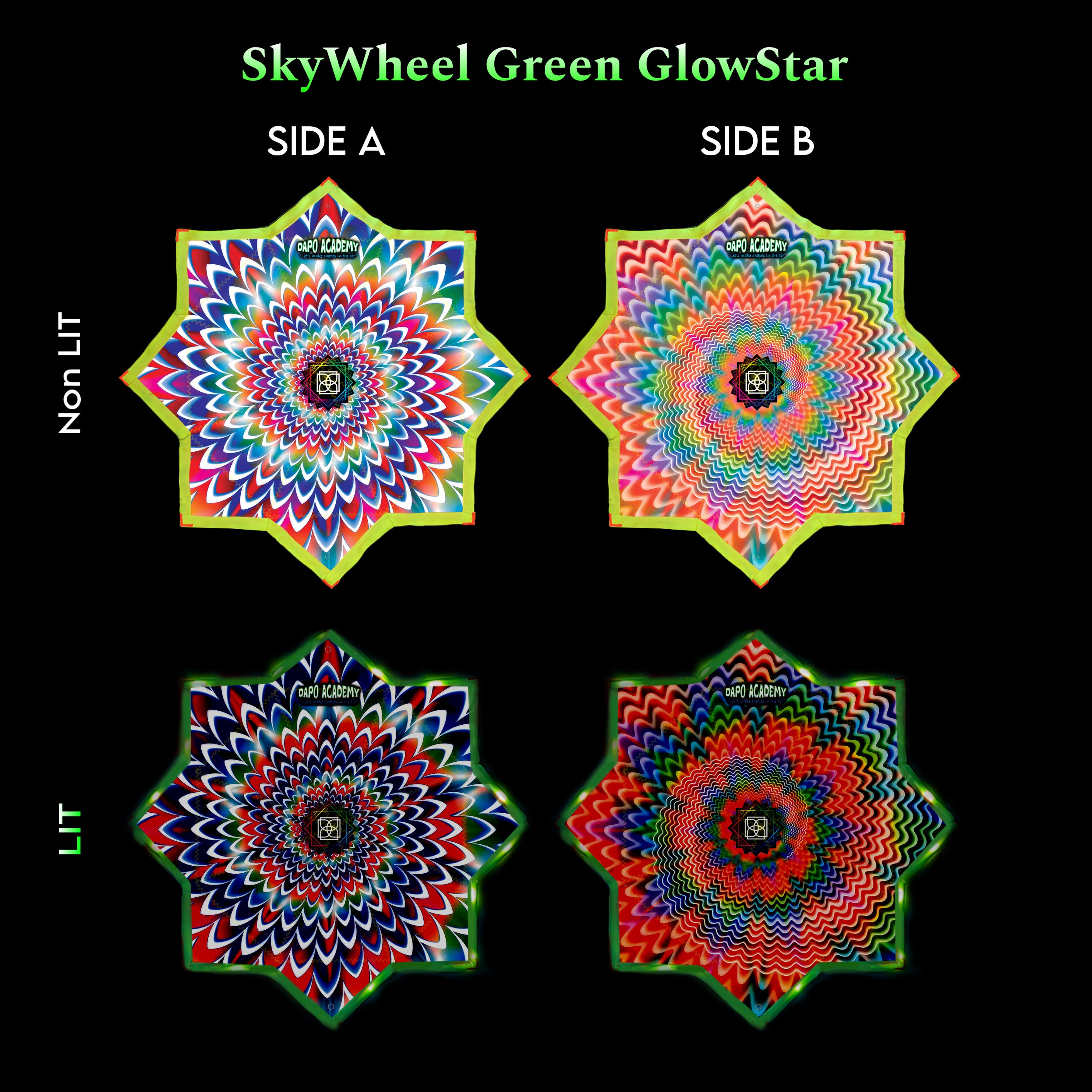 SkyWheel Green GlowStar