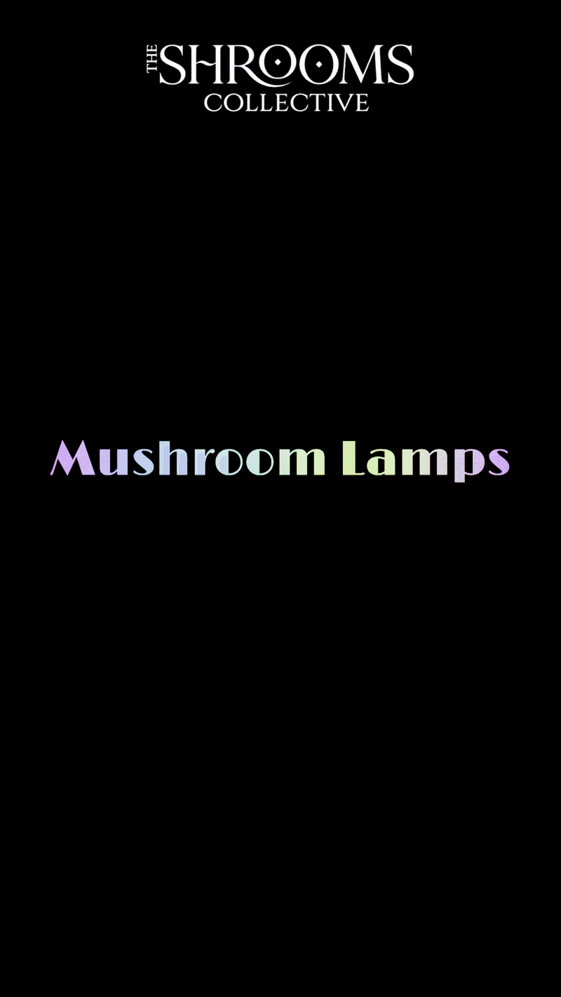 Black Mushroom Lamp
