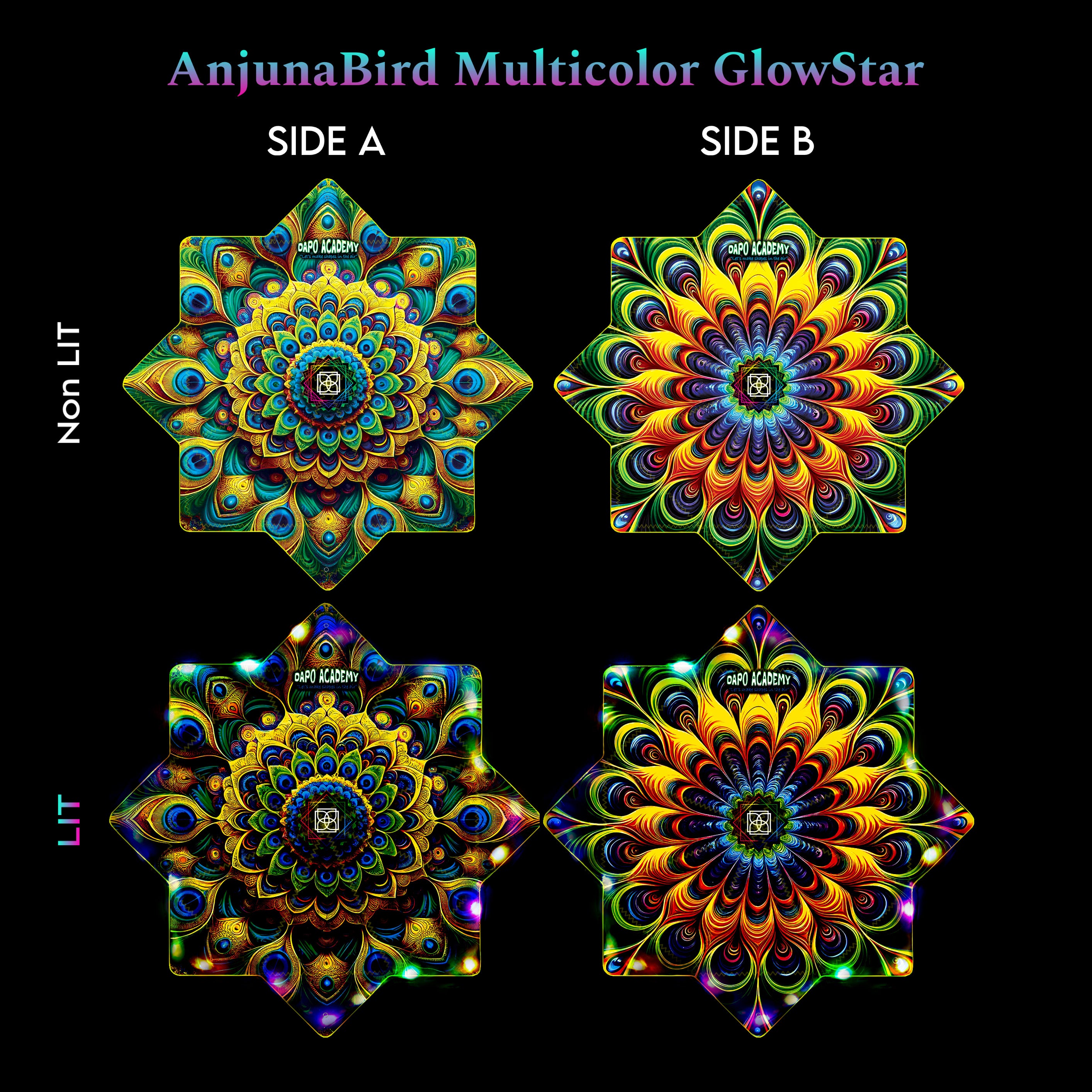 AnjunaBird Multicolor GlowStar