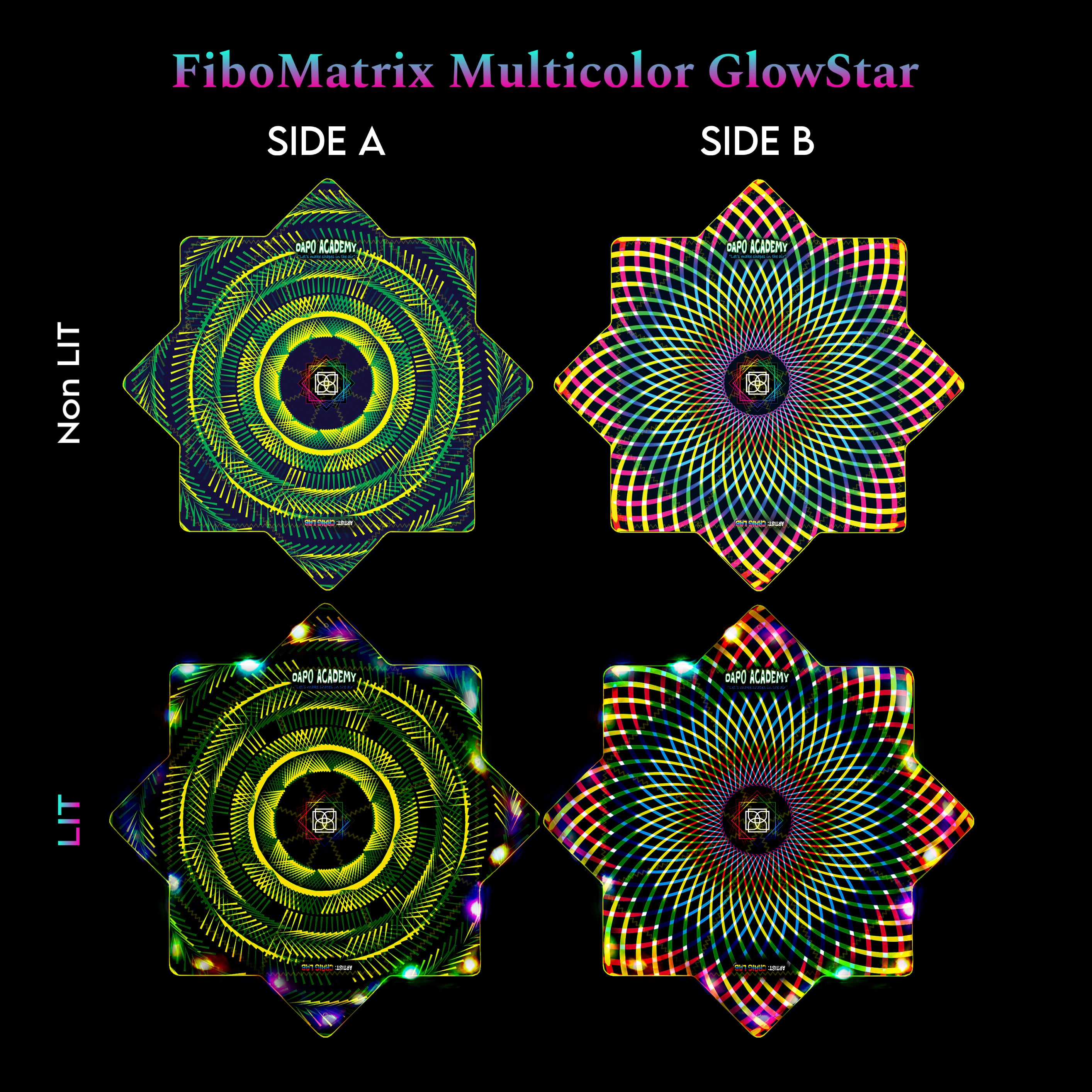 FiboMatrix Multicolor GlowStar