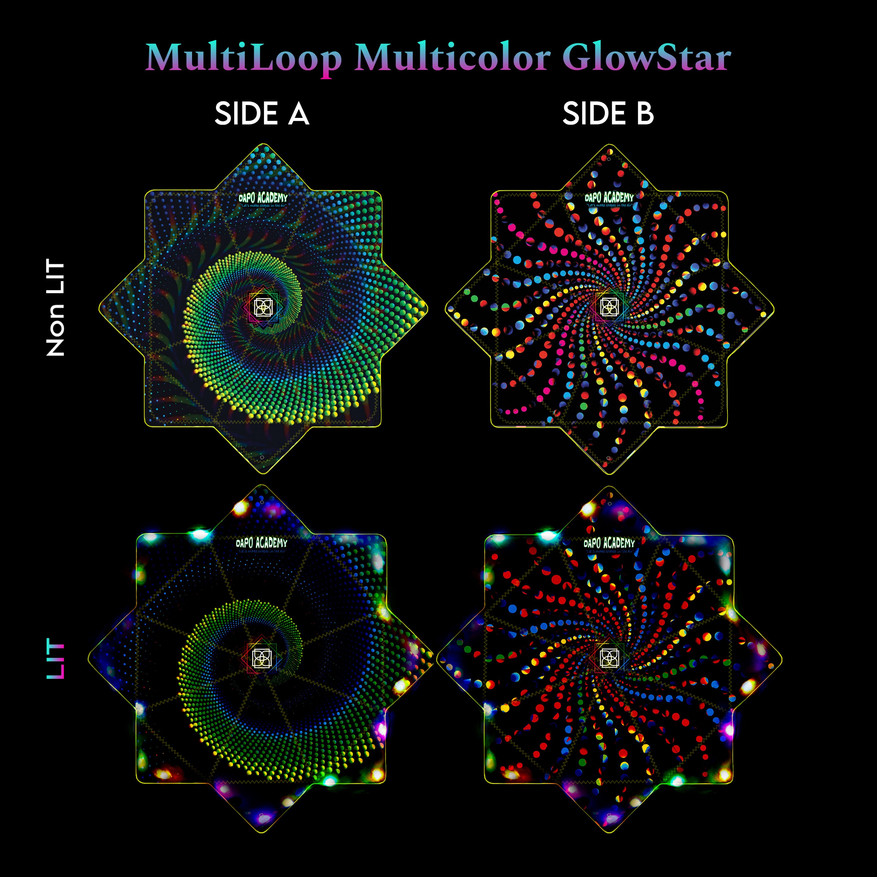MultiLoop Multicolor GlowStar