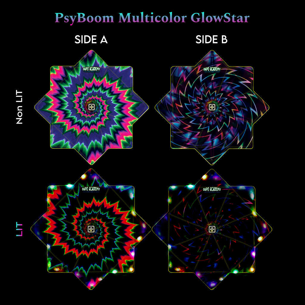 PsyBoom Multicolor GlowStar