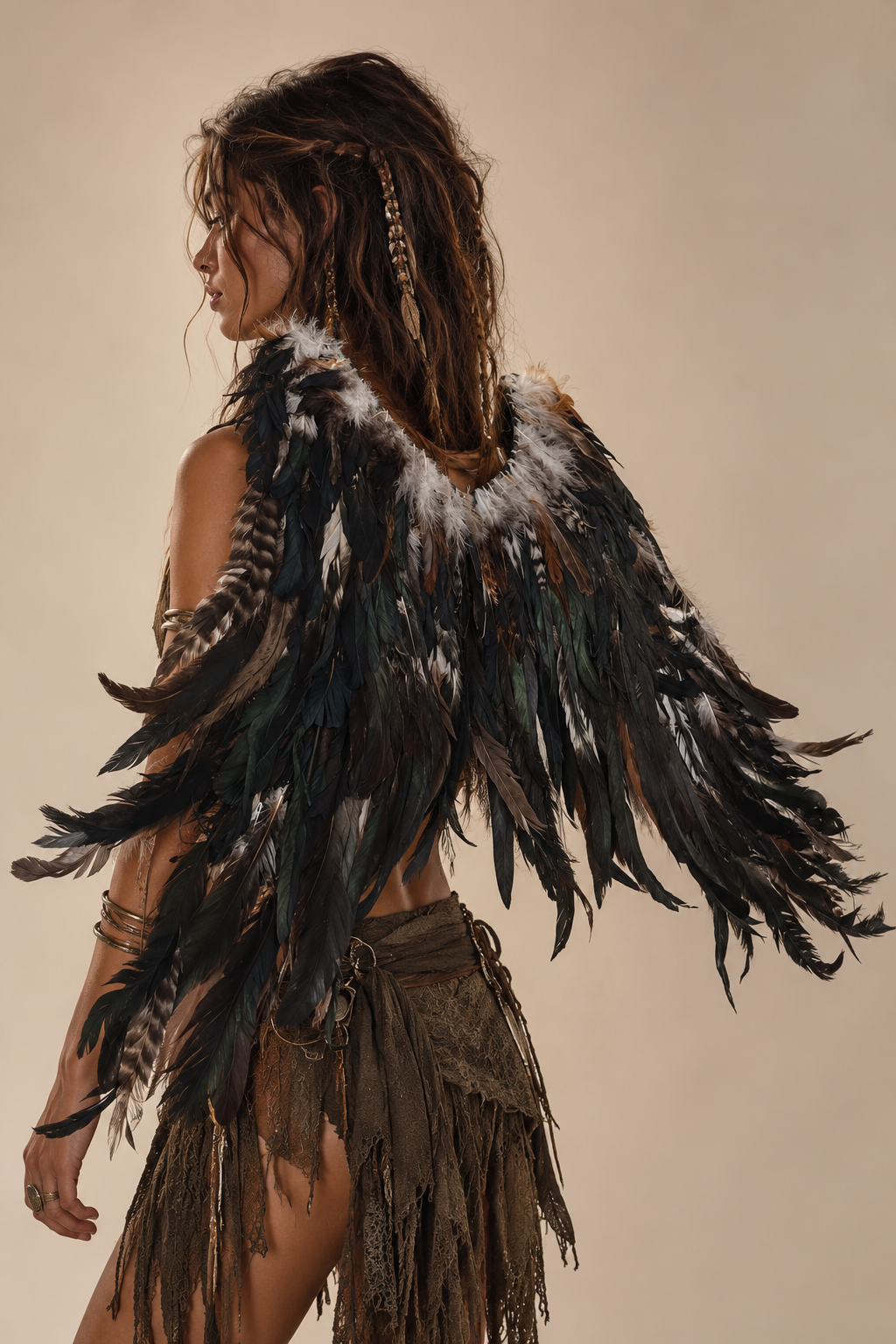 Brown Hawk Wings