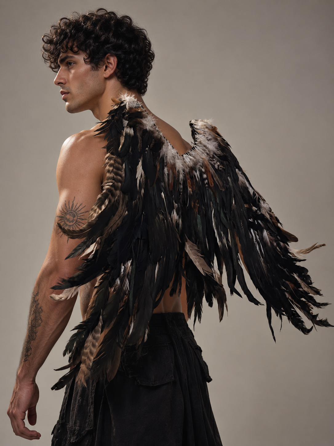 Brown Hawk Wings