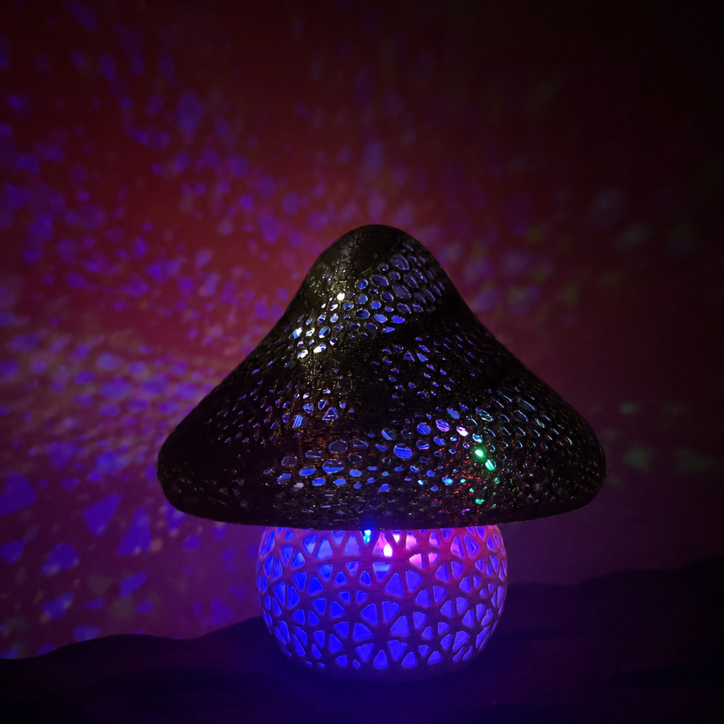 Black Mushroom Lamp