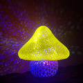 Fluorescent Yellow Mushroom Lamp