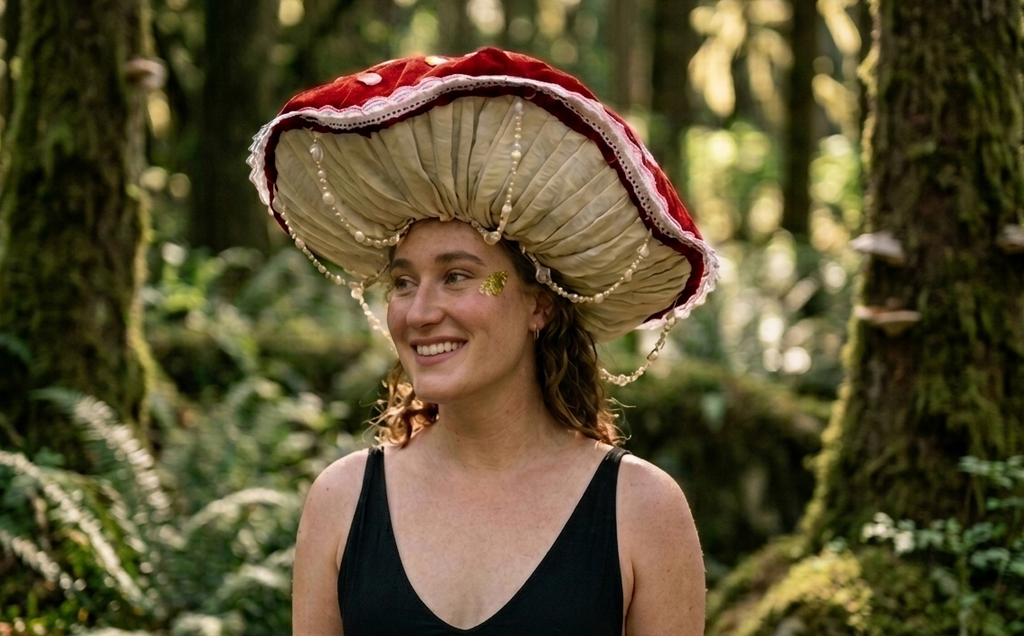 Amanita Muscaria Mushroom Hat