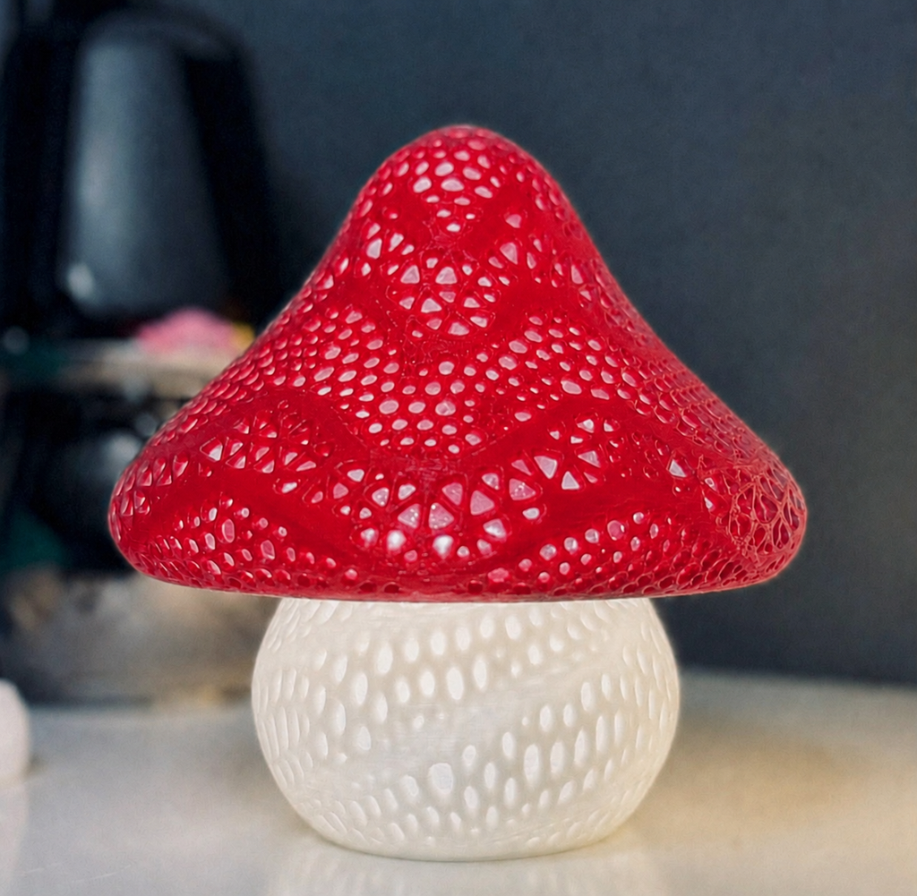 Red Mushroom Lamp