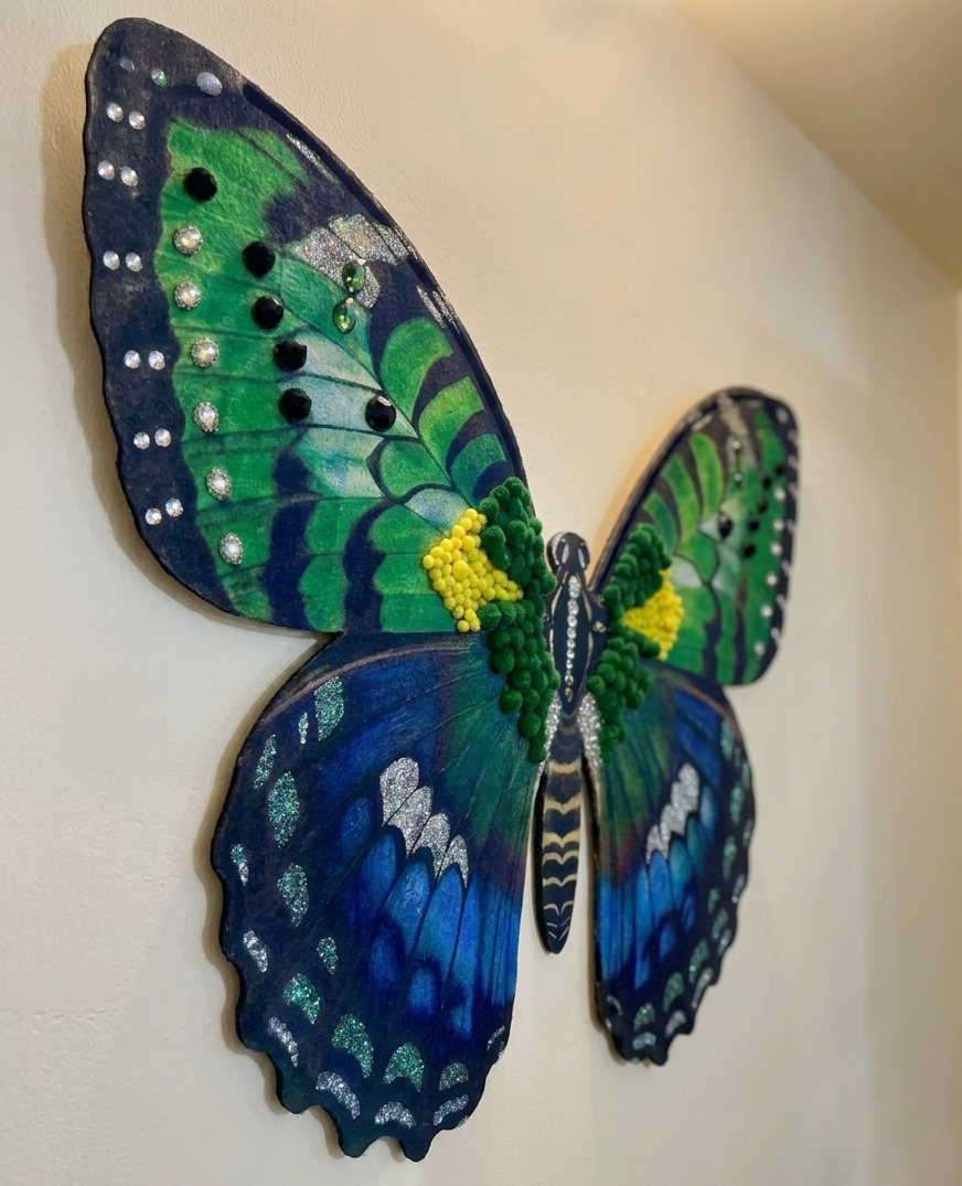 Green Wall Butterfly