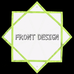 Dual Sided Green Glowstar